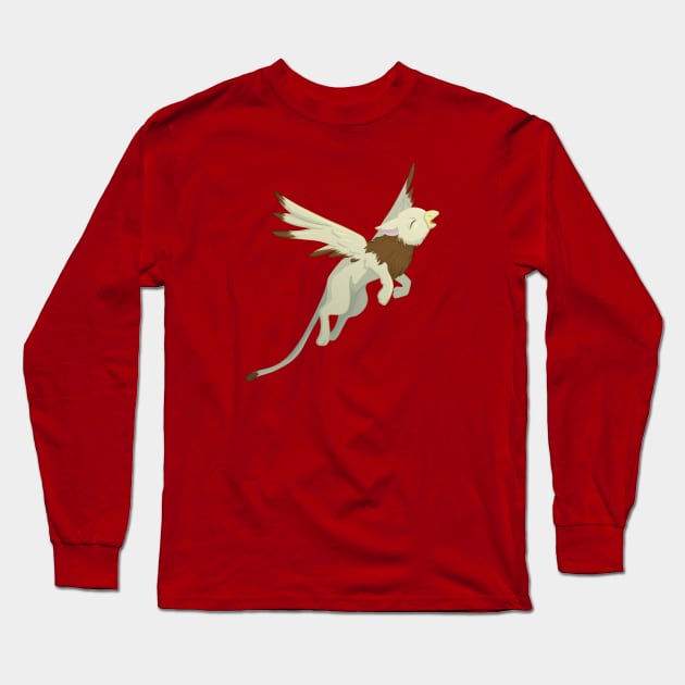 Flying Griffin Long Sleeve T-Shirt by Anathar
